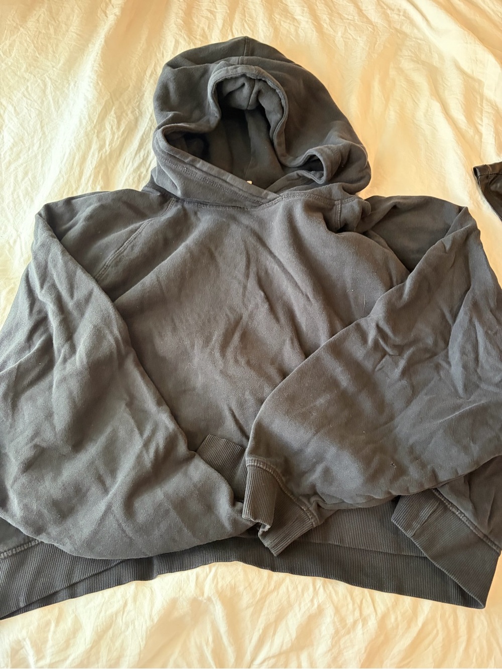 H&M Charcoal Gray Hooded Sweatshirt